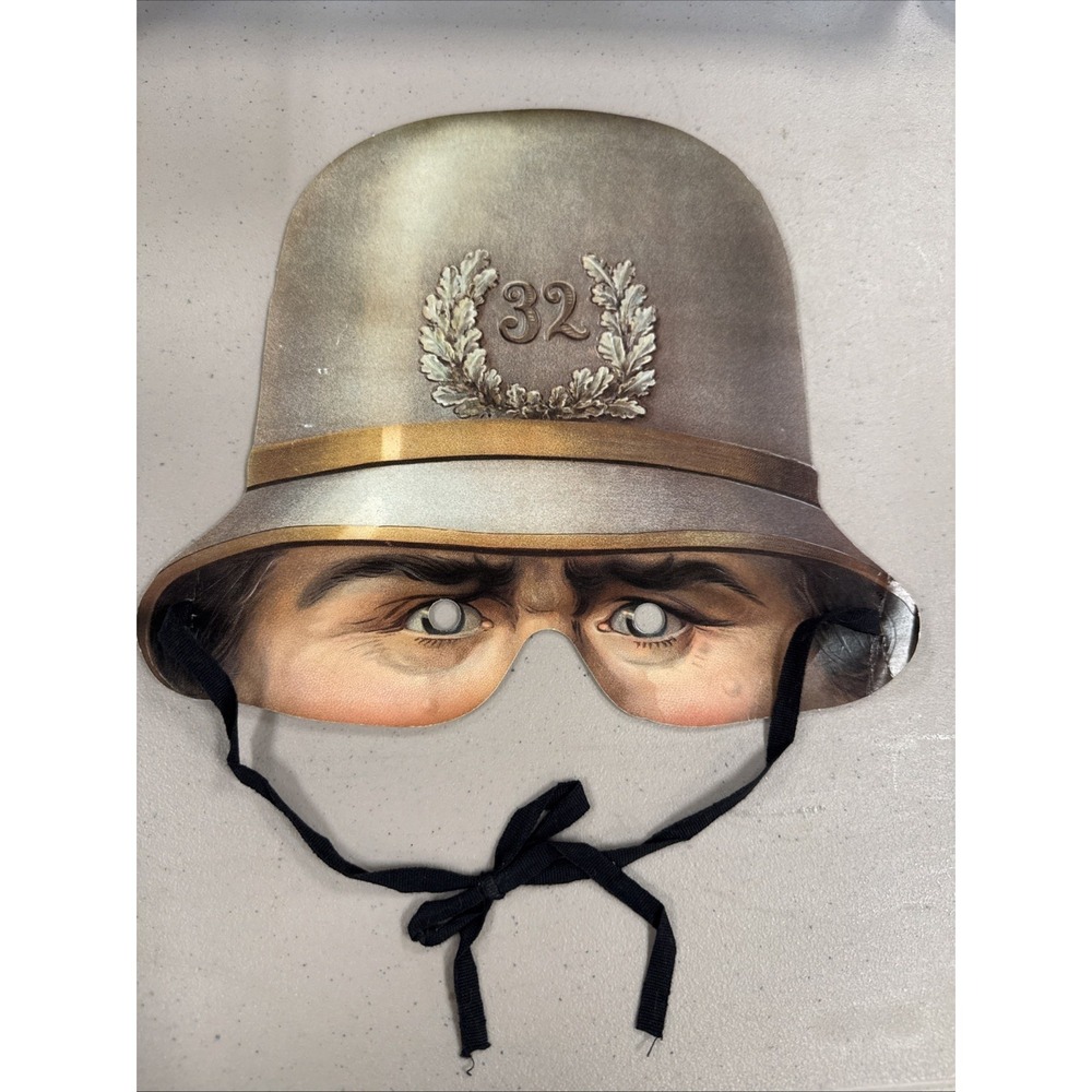 Victorian British Police Officer/Bobbie, Diecut Mask, Halloween/Masquerade‎